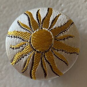 Fabric Sun Button Cover